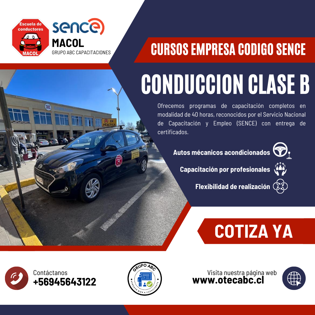 curso conducción clase b